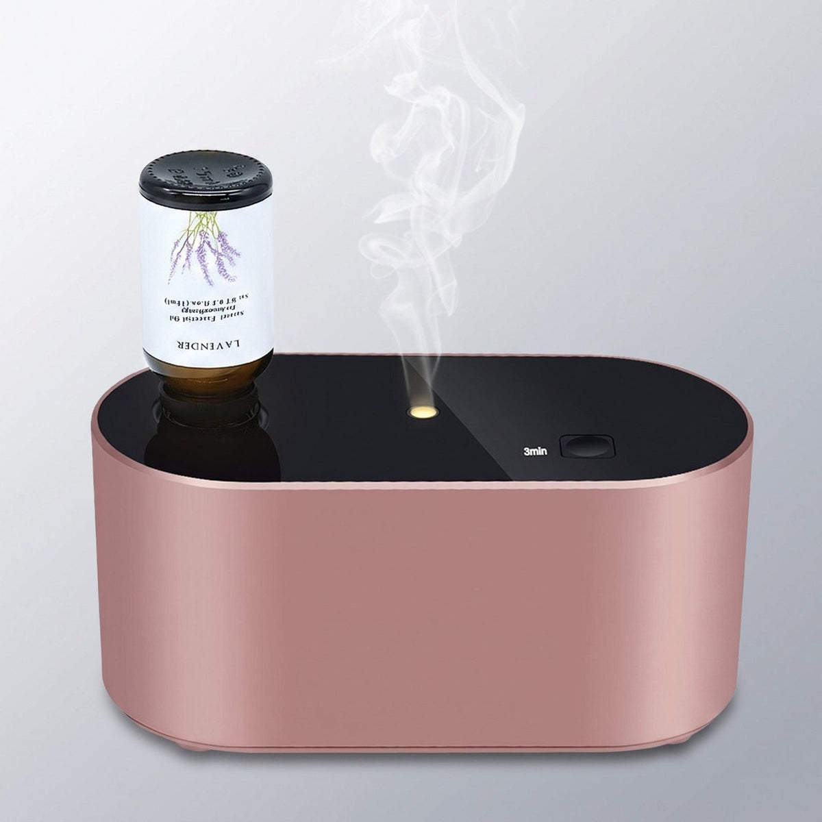 Diffusore oli essenziali senza acqua, colore oro rosa