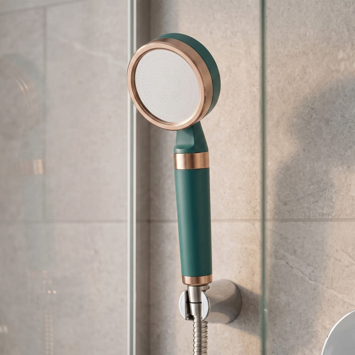 Soffione doccia, finitura Verde
