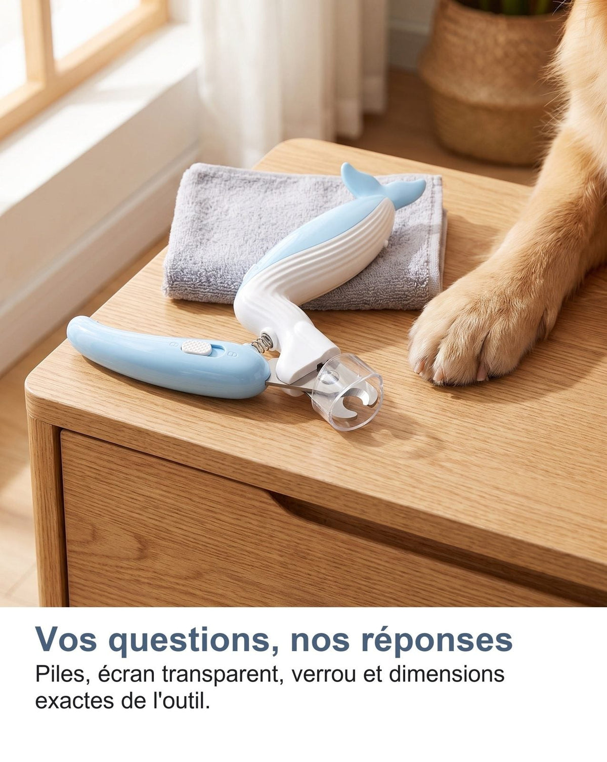Domande frequenti sul tagliaunghie LED per cani e gatti