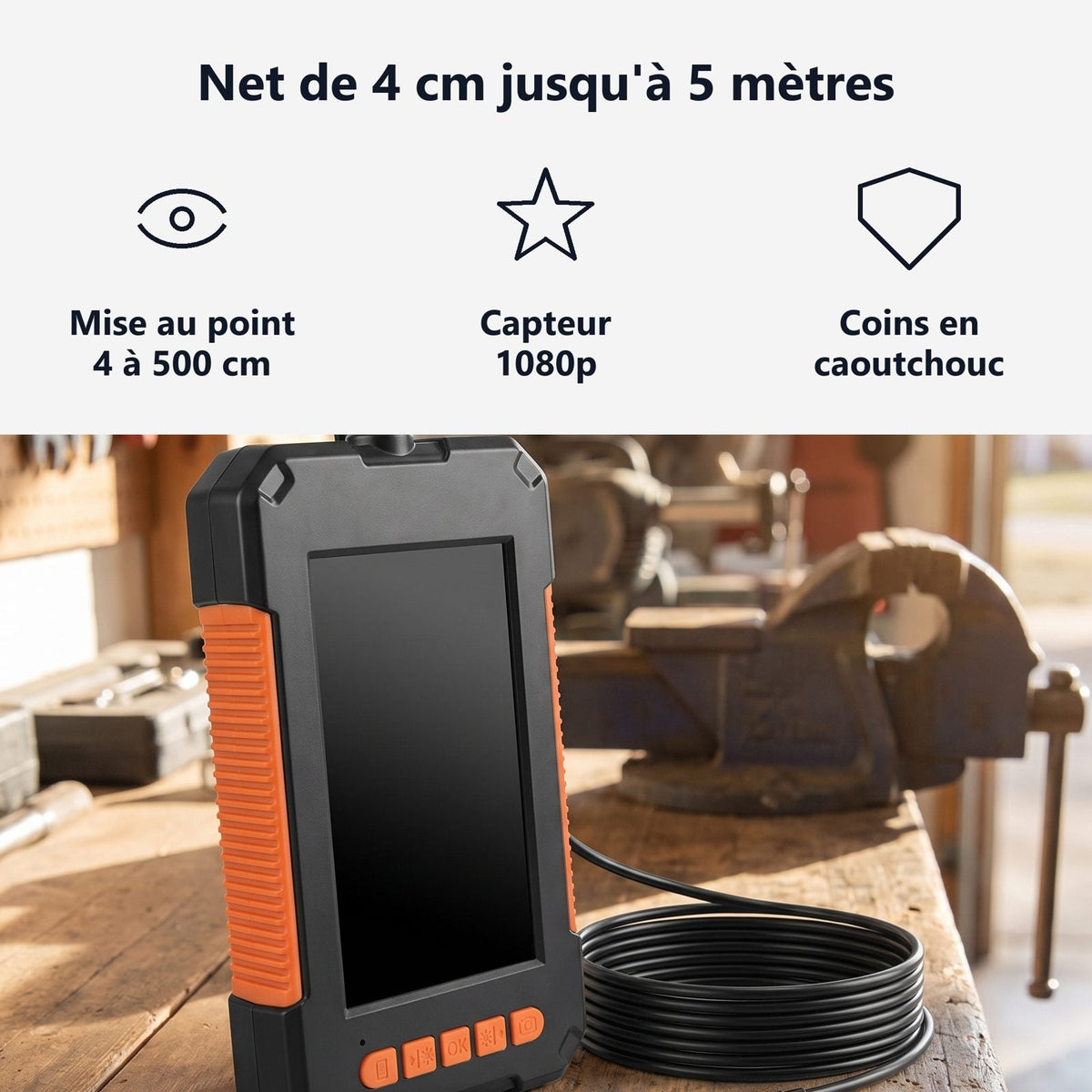 Nitida da 4 cm fino a 5 metri