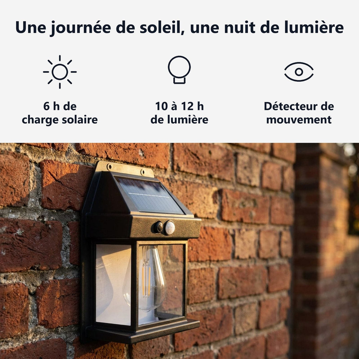 Oltre 6 ore di ricarica, 10-12 ore di luce