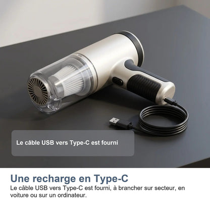 Il cavo da USB a Type-C fornito con l'aspirapolvere per auto