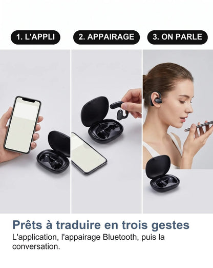 Installare l'app, abbinare e poi avviare la conversazione