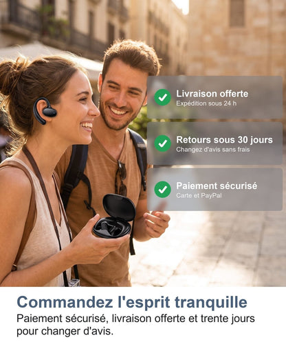 Spedizione gratuita, pagamento sicuro e trenta giorni per cambiare idea