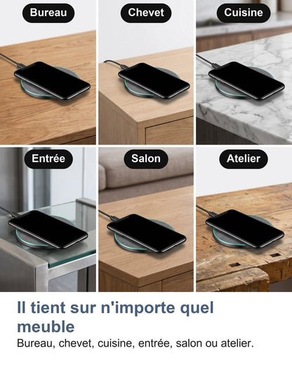 Sta su qualsiasi mobile: scrivania, comodino, cucina, ingresso, salotto o officina