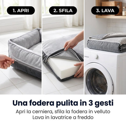 Una fodera pulita in 3 gesti