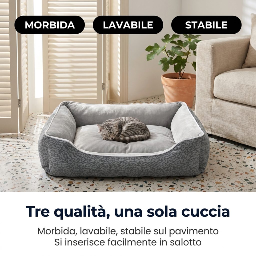 Tre qualità, una sola cuccia