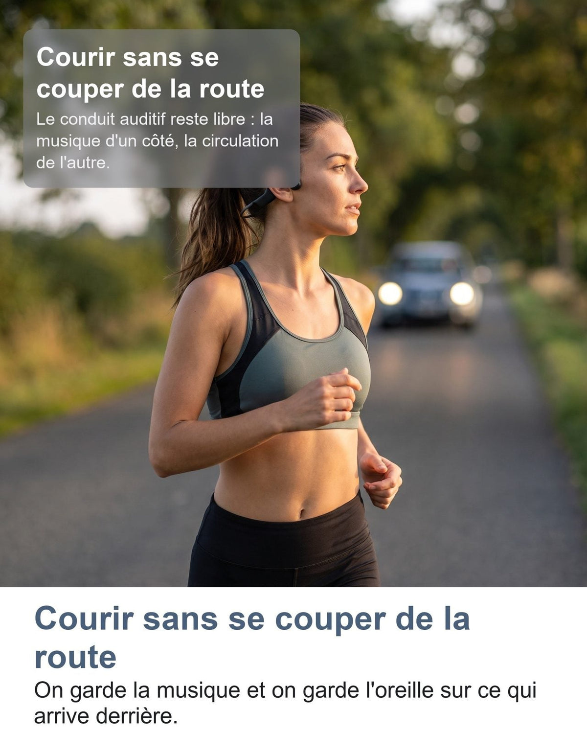 Correre senza isolarsi dalla strada: tieni la musica e tieni l'orecchio su ciò che arriva da dietro