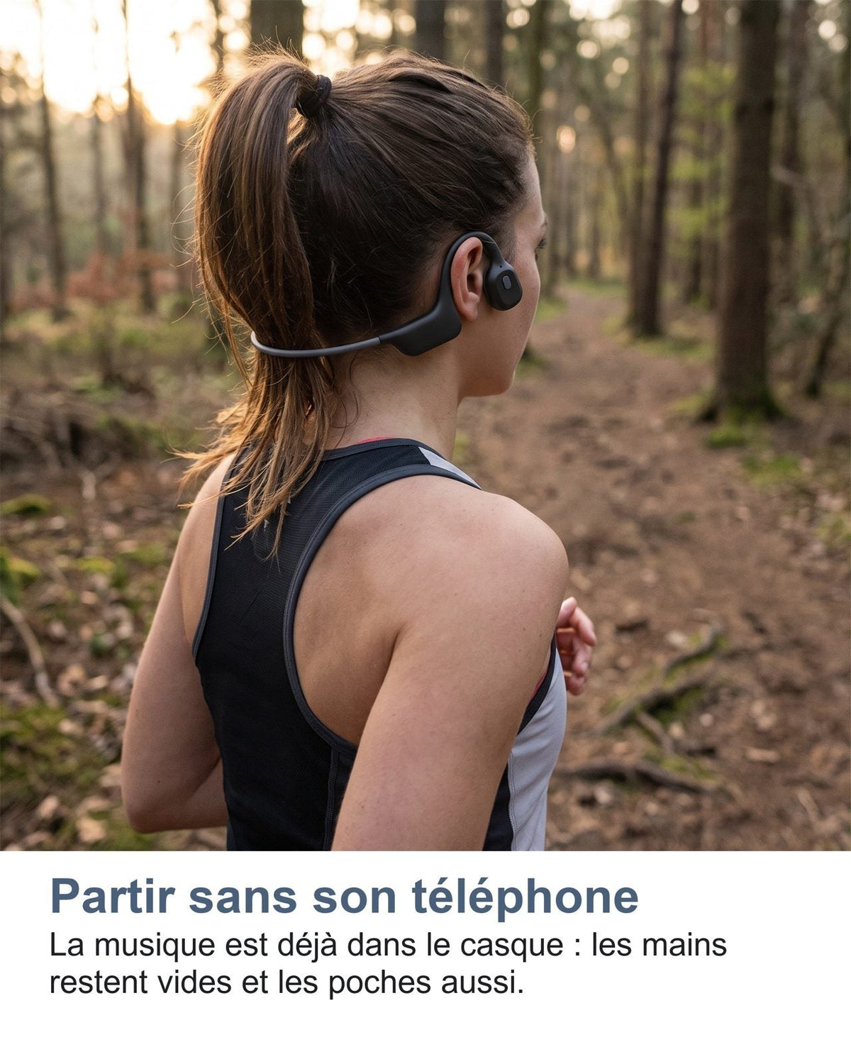 Uscire senza telefono: la musica è già nelle cuffie, le mani restano libere e le tasche pure