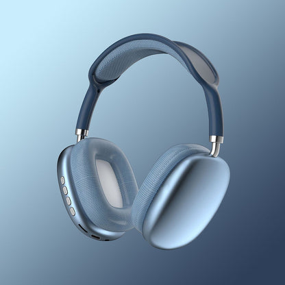 Cuffie Bluetooth over ear wireless, colore blu notte