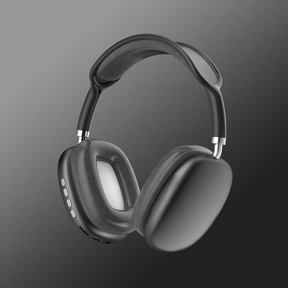 Cuffie Bluetooth over ear wireless, colore nero