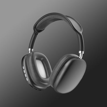 Cuffie Bluetooth over ear wireless, colore nero