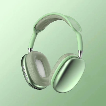 Cuffie Bluetooth over ear wireless, colore verde