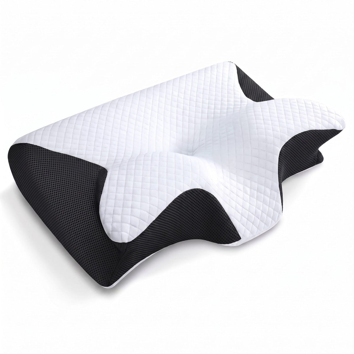 Cuscino cervicale memory foam, colore nero