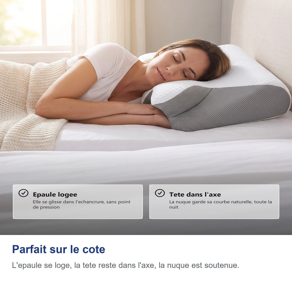 Perfetto per dormire di lato