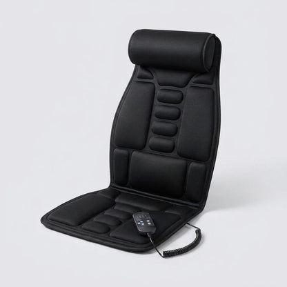 Cuscino massaggiante shiatsu riscaldato installato su un sedile