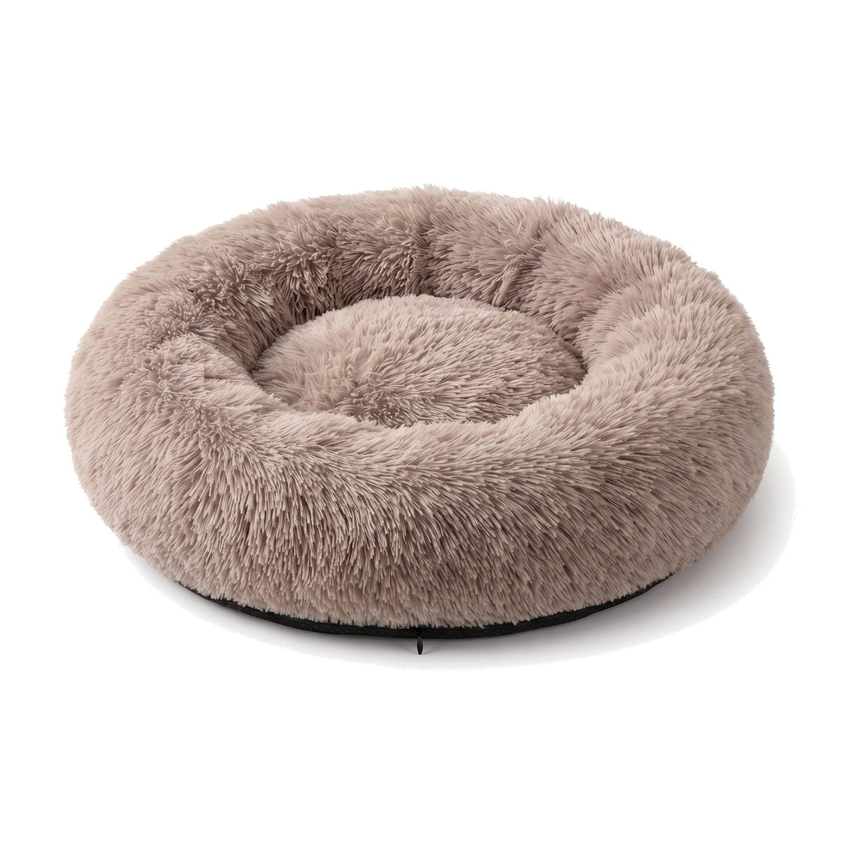 Cuscino per cani con bordo imbottito, sfoderabile e lavabile in lavatrice, colore beige chiaro