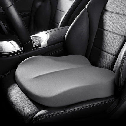 Cuscino sedile auto rialzo in memory foam, colore grigio