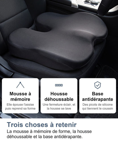 Tre cose da ricordare: il memory foam, la fodera sfoderabile e la base antiscivolo
