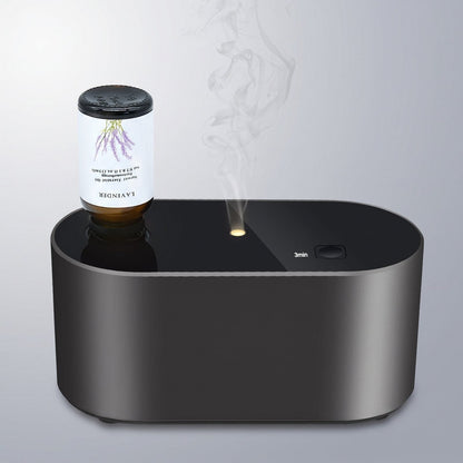 Diffusore oli essenziali senza acqua, colore nero