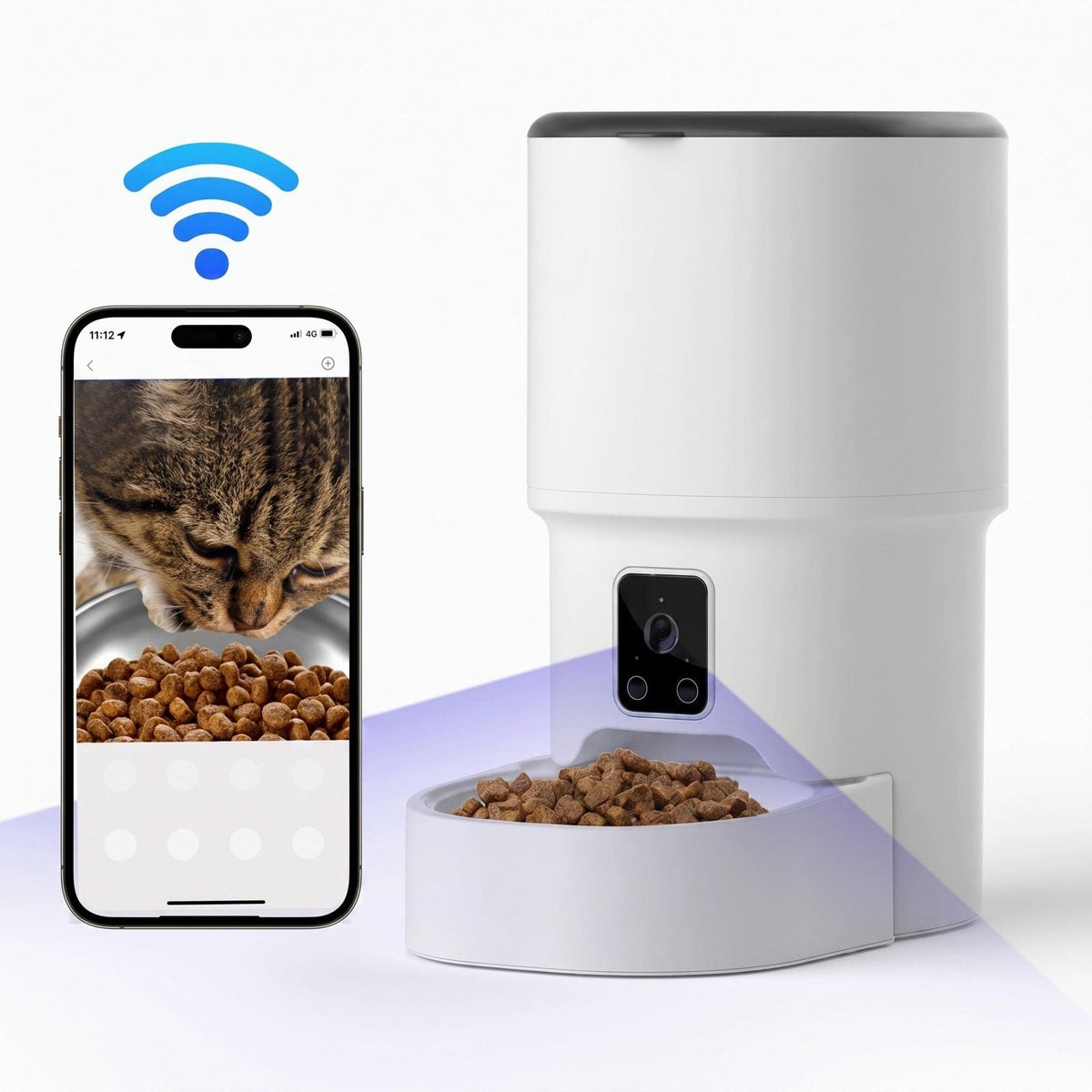Distributore automatico di cibo, versione Telecamera WiFi