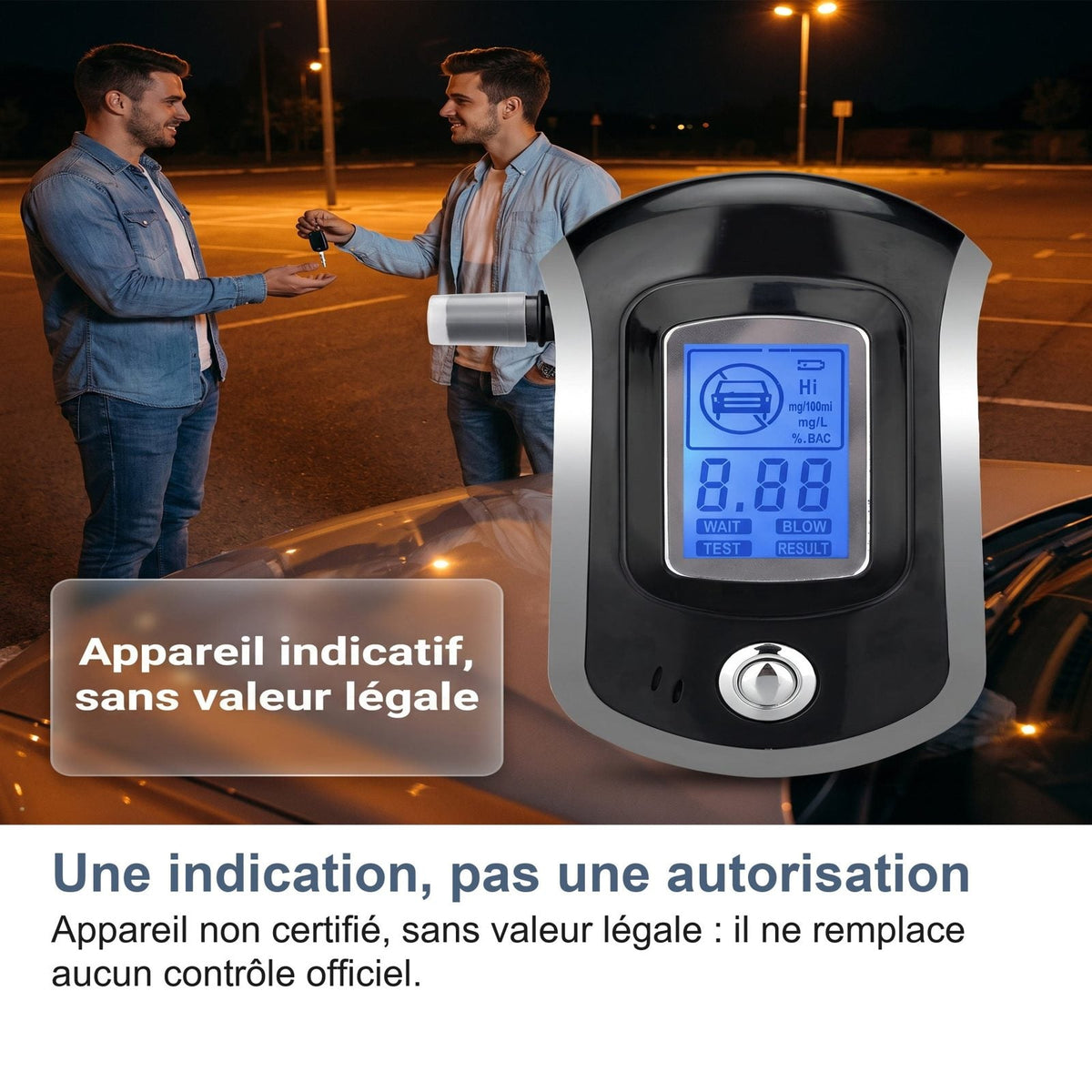 Un'indicazione, non un'autorizzazione: apparecchio non certificato