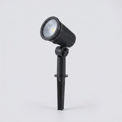 Faretto solare da giardino orientabile con picchetto, luce bianca
