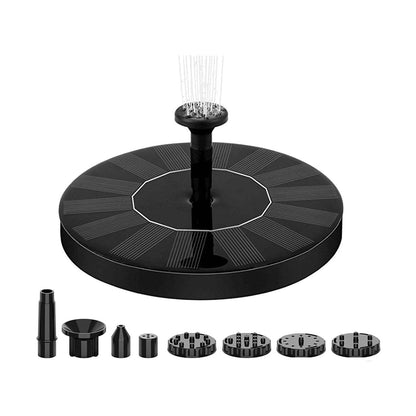 Fontana solare galleggiante da 16 cm con i suoi 6 ugelli