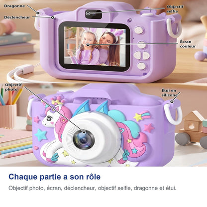 Ogni parte della fotocamera per bambini ha il suo ruolo