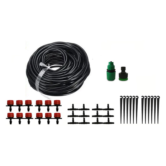 Kit irrigazione a goccia con gocciolatori regolabili