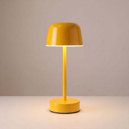 Lampada da tavolo a fungo senza fili, colore giallo