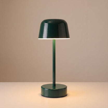 Lampada da tavolo a fungo senza fili, colore verde scuro
