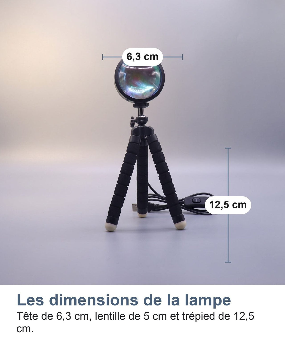 Le dimensioni della lampada