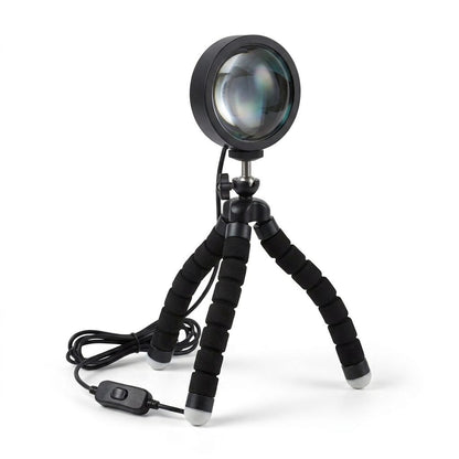 Lampada tramonto LED con proiettore sunset Wi-Fi e telecomando