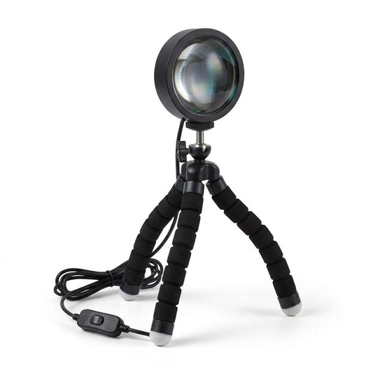 Lampada tramonto LED con proiettore sunset Wi-Fi e telecomando