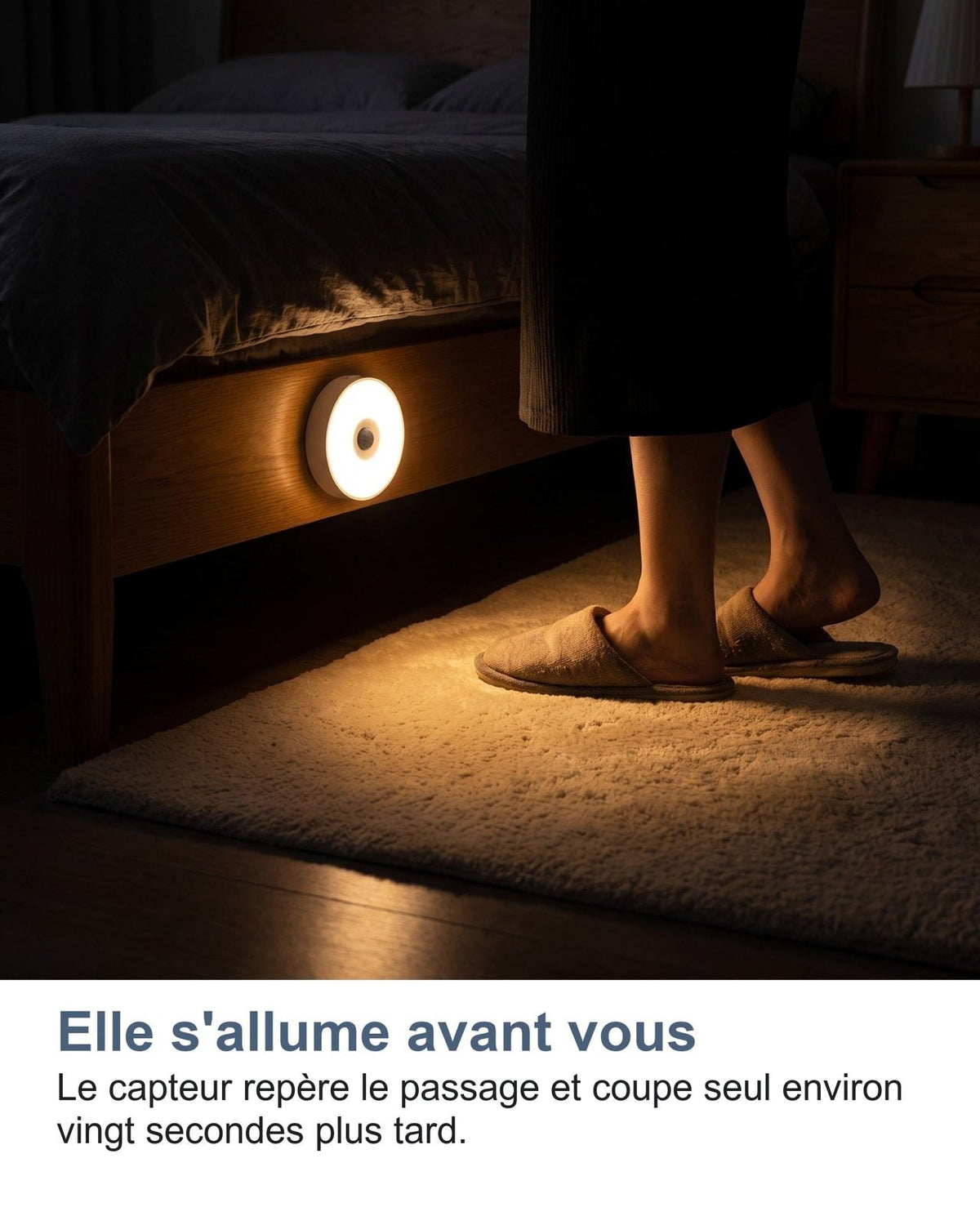 La luce si accende prima di te al passaggio nel corridoio