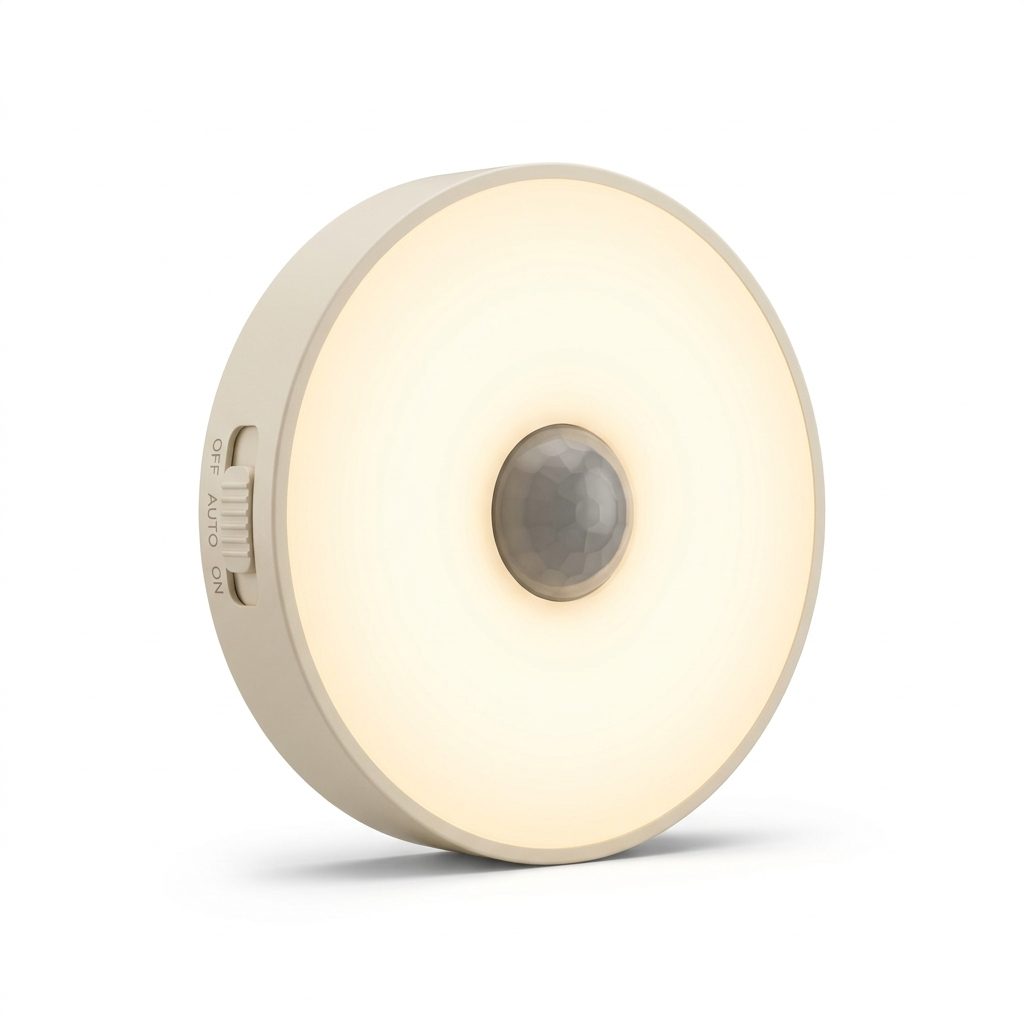 Luce con sensore di movimento LED senza fili, bianco caldo o freddo