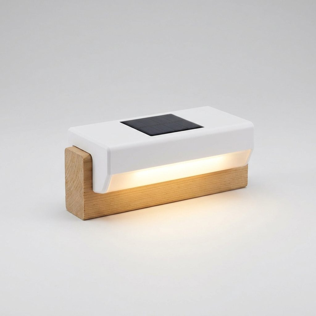Luce solare LED da esterno con accensione automatica, colore bianco