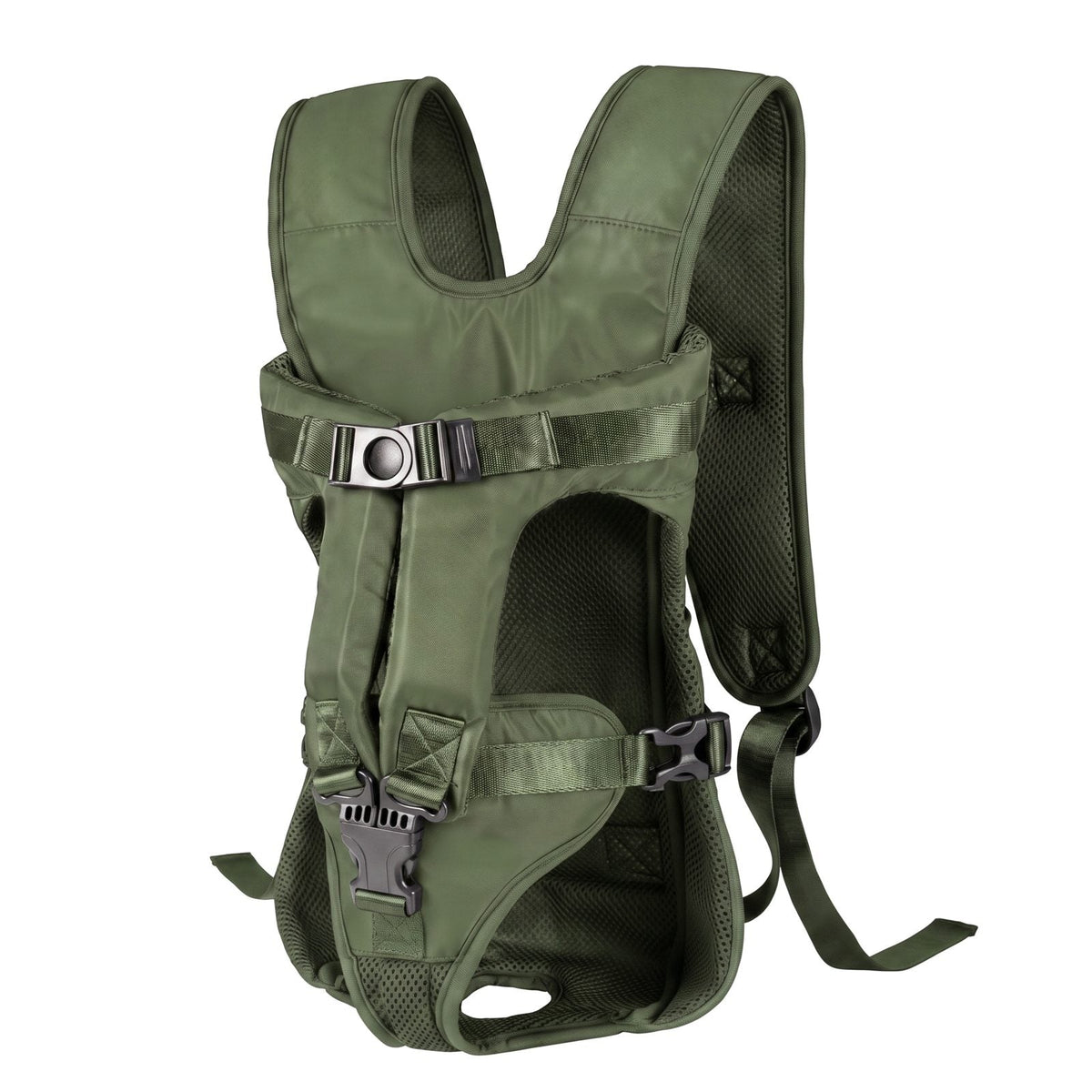 Marsupio per cani ventrale o zaino, 5 taglie, colore verde