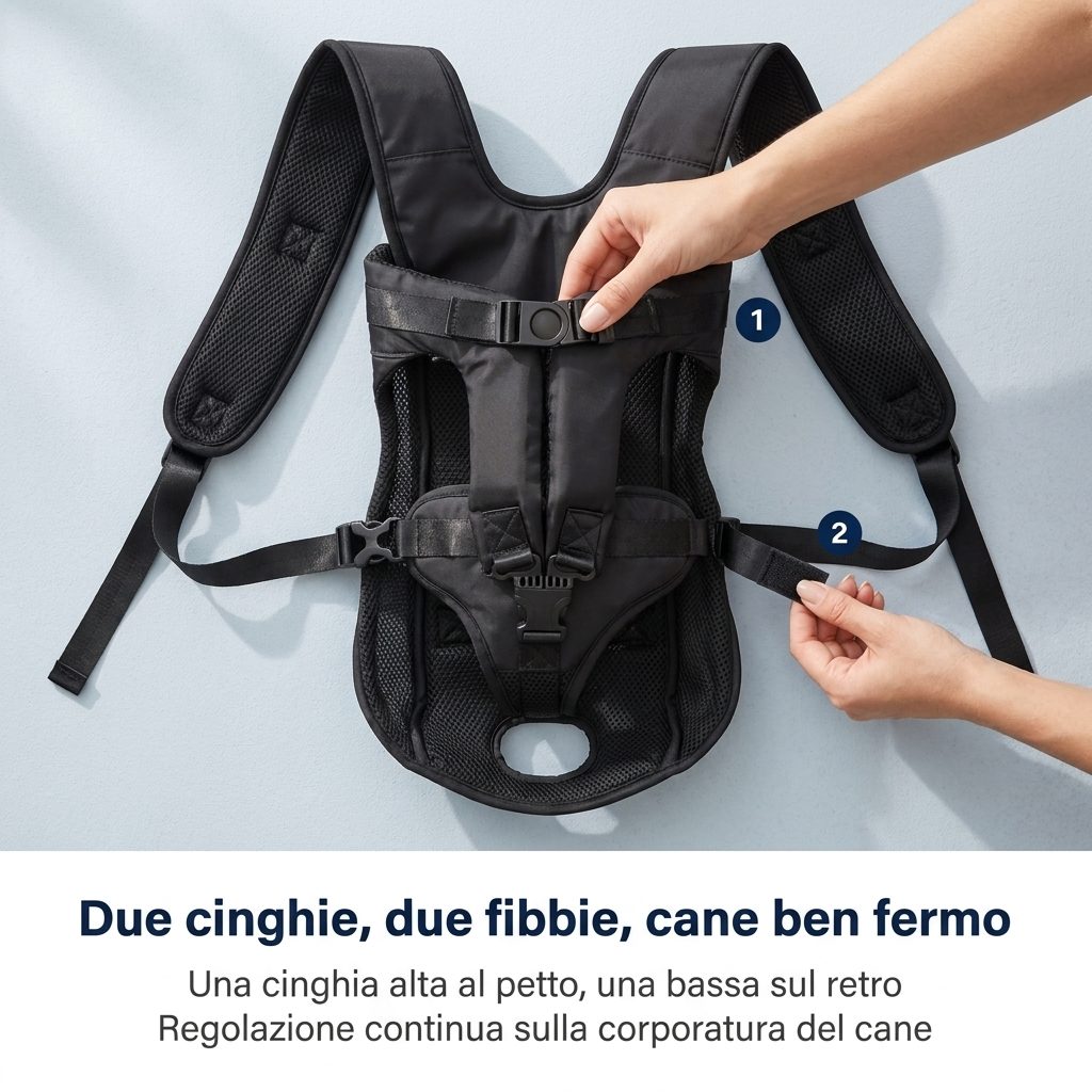 Due cinghie da regolare