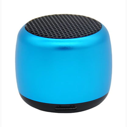 Mini cassa Bluetooth in metallo, abbinamento TWS e chiamate in vivavoce, colore blu