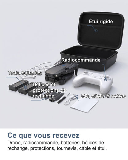 Il contenuto della confezione del mini drone
