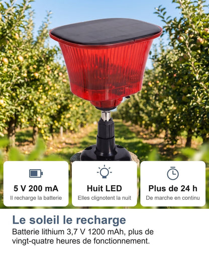 Lo ricarica il sole: batteria al litio 3,7 V 1200 mAh, più di ventiquattro ore di funzionamento