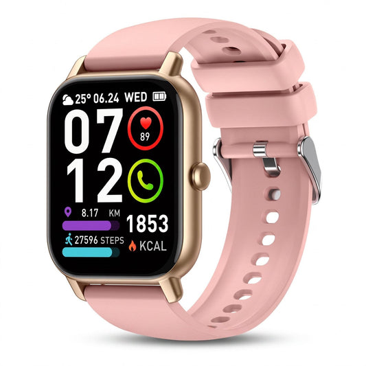 Smartwatch donna sportivo, colore oro rosa