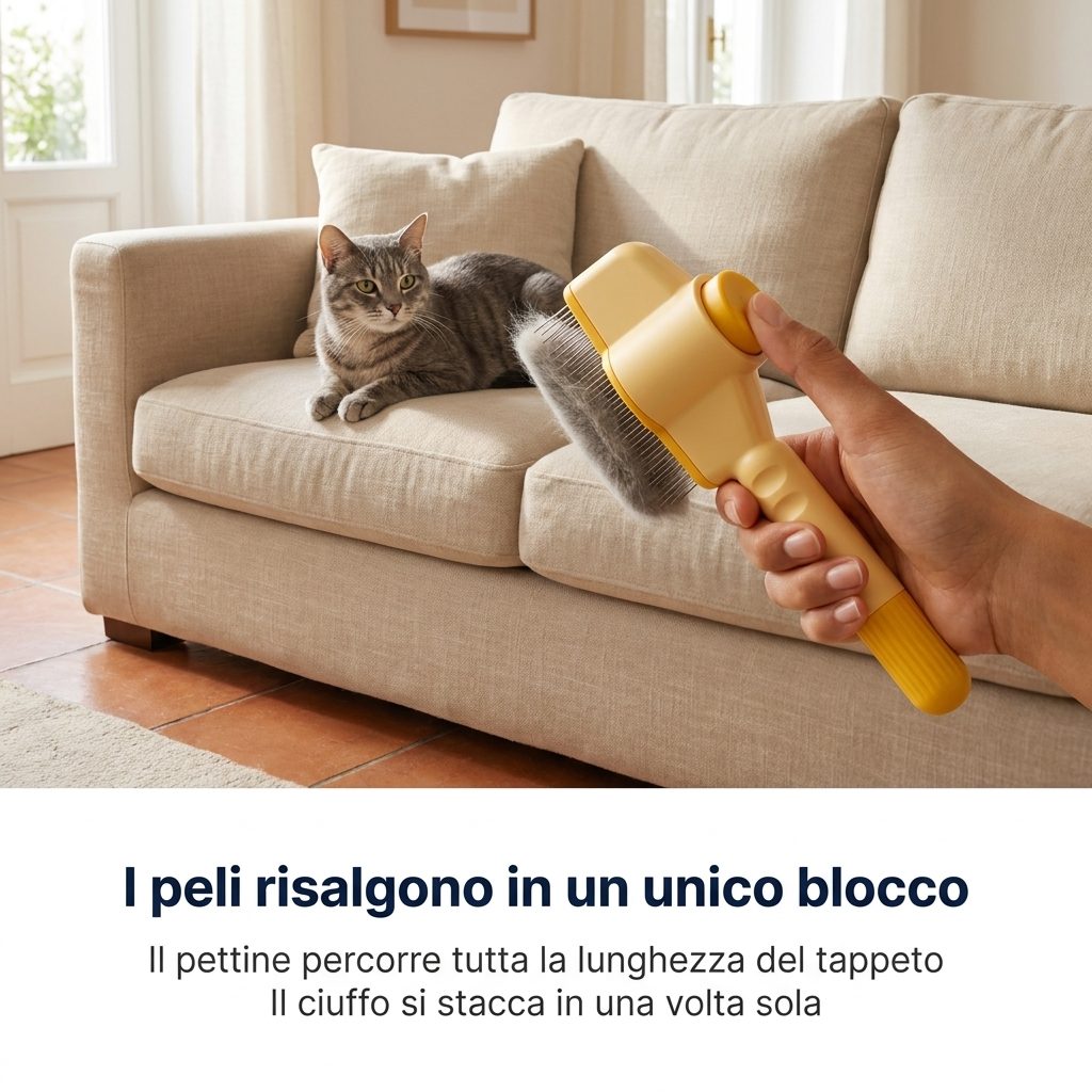I peli risalgono in un unico blocco