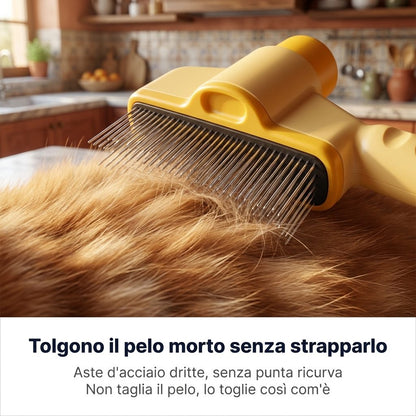 Tolgono il pelo morto senza strapparlo