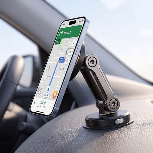 Supporto magnetico auto con ricarica wireless 15W