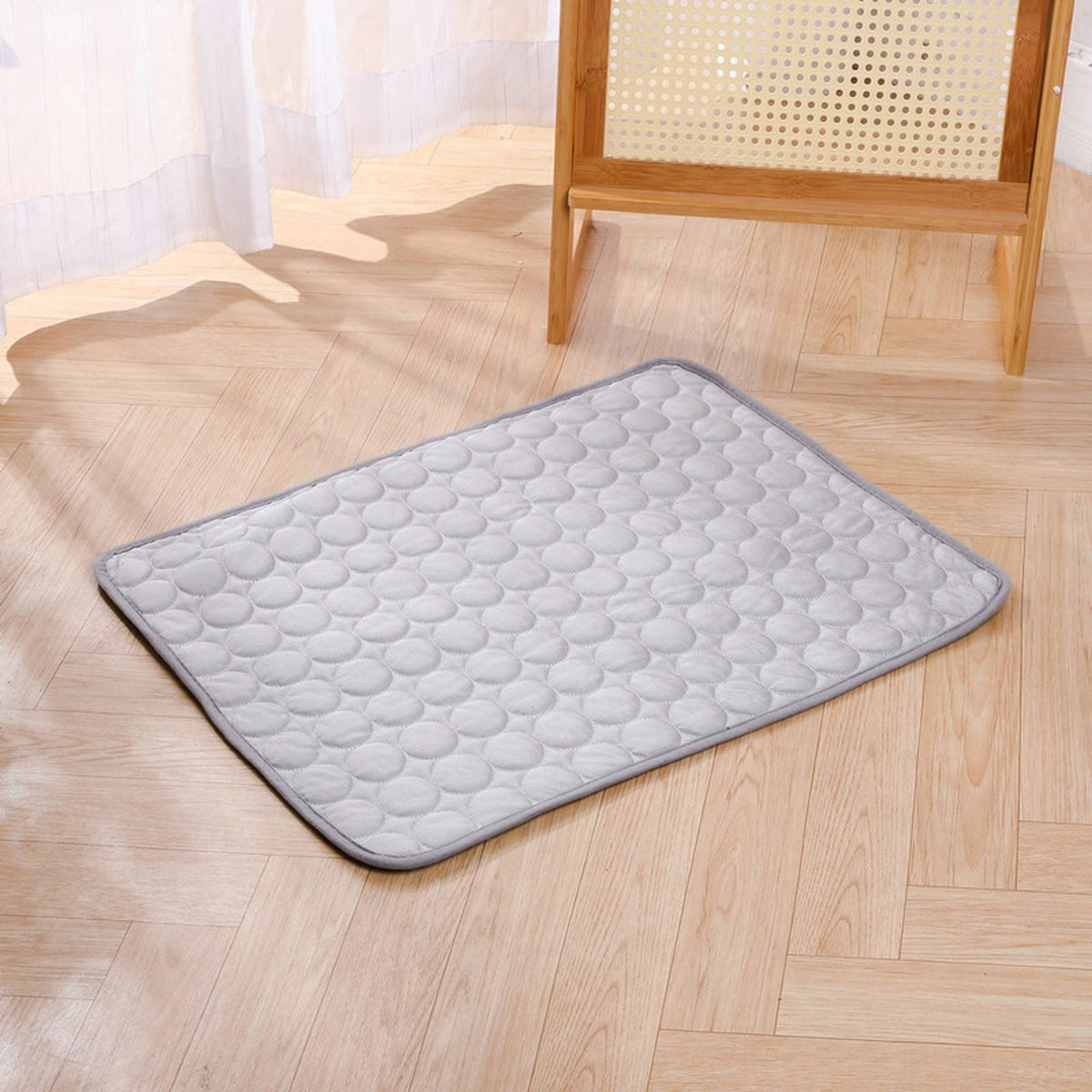 Tappetino rinfrescante per cane e gatto, colore grigio