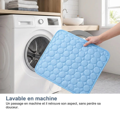 Il tappetino rinfrescante si lava in lavatrice