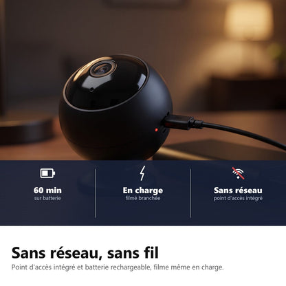 Batteria ricaricabile e punto di accesso senza rete